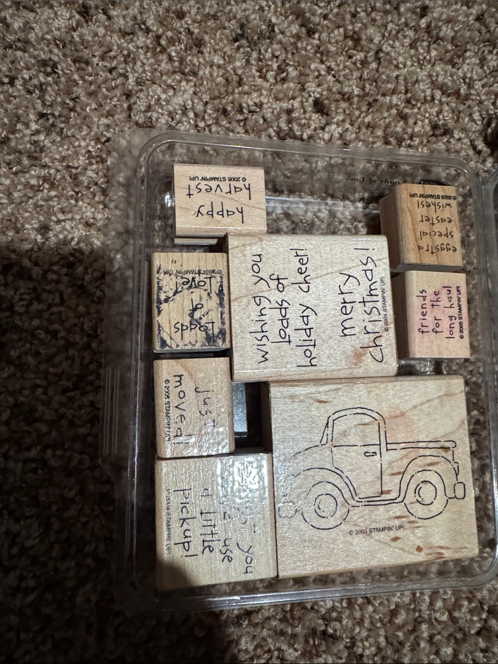 8 piece stampin up set